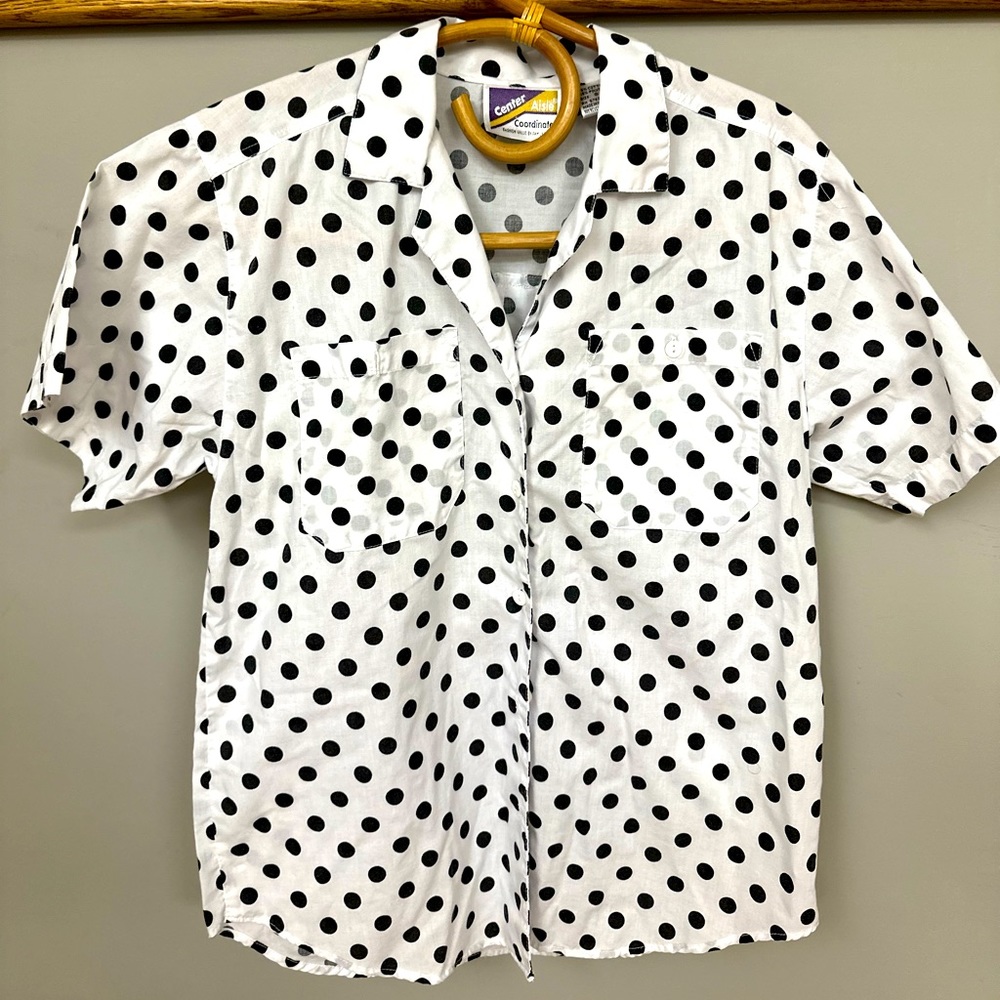 Vintage polka dot shirt